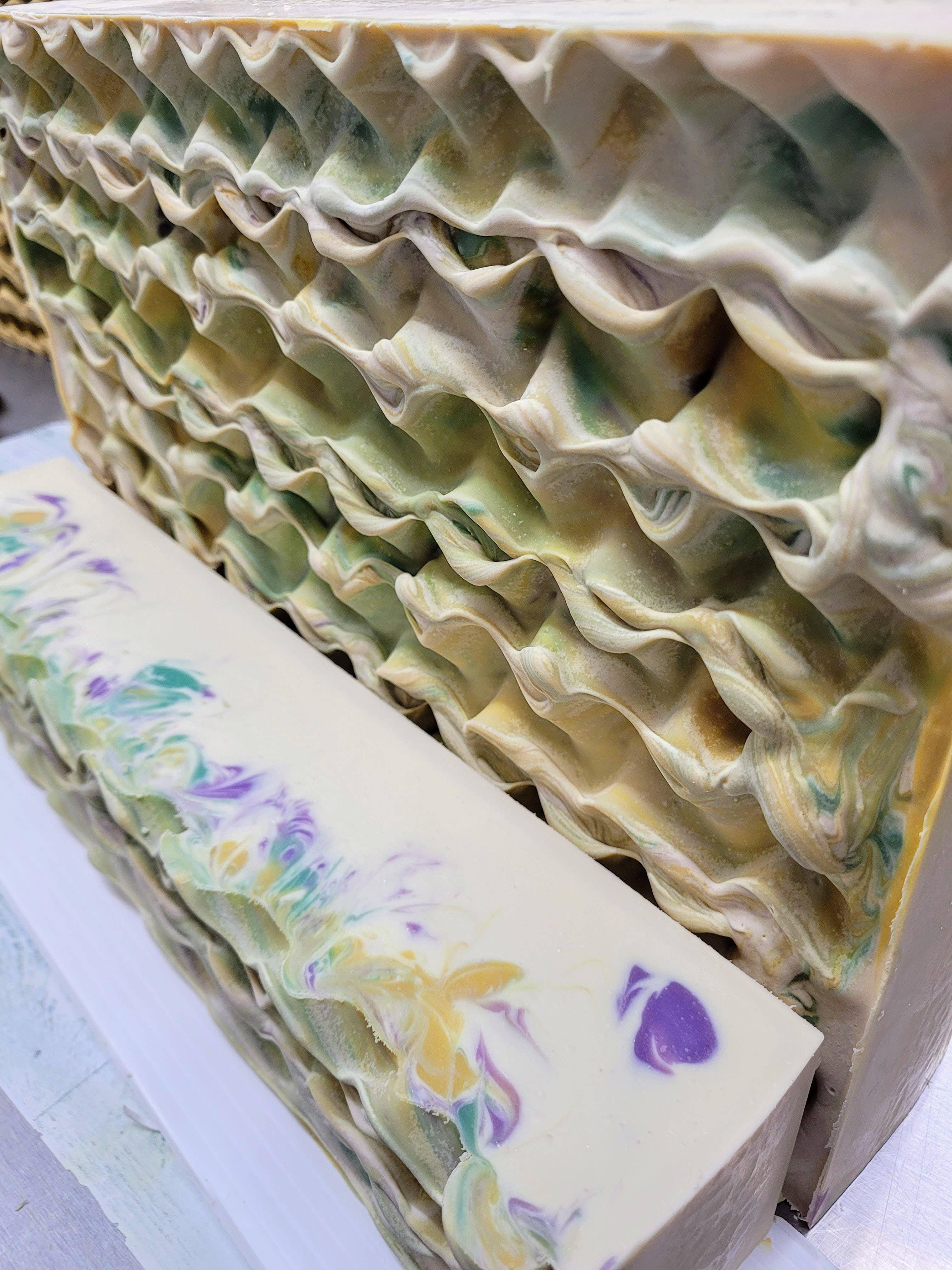 NOLA Soap Works - Wholesale Bar Soap - King Cake Artisan Soap - Honey Almond Spice3