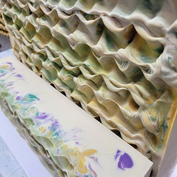 NOLA Soap Works - Wholesale Bar Soap - King Cake Artisan Soap - Honey Almond Spice3