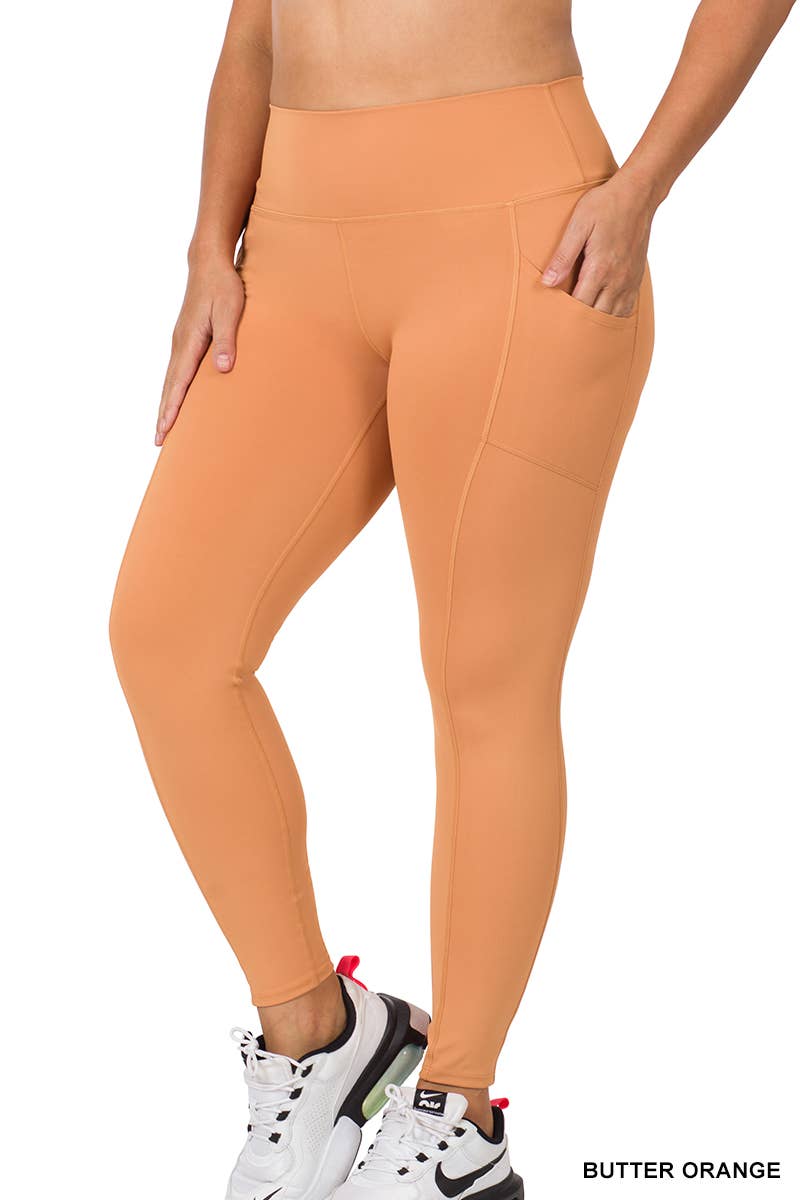 42POPS - Wholesale Athletic/Lounge Leggings - Women's - ',._ PLUS SIZE Full Length Seamless Leggings24