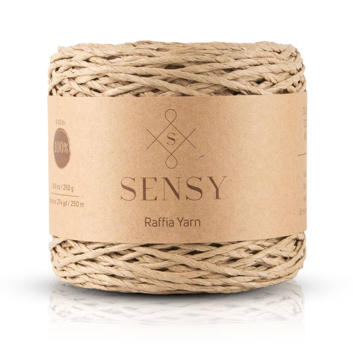 Sensy - Wholesale Yarn - Sensy Premium 274 yards %100 Paper Raffia Yarn