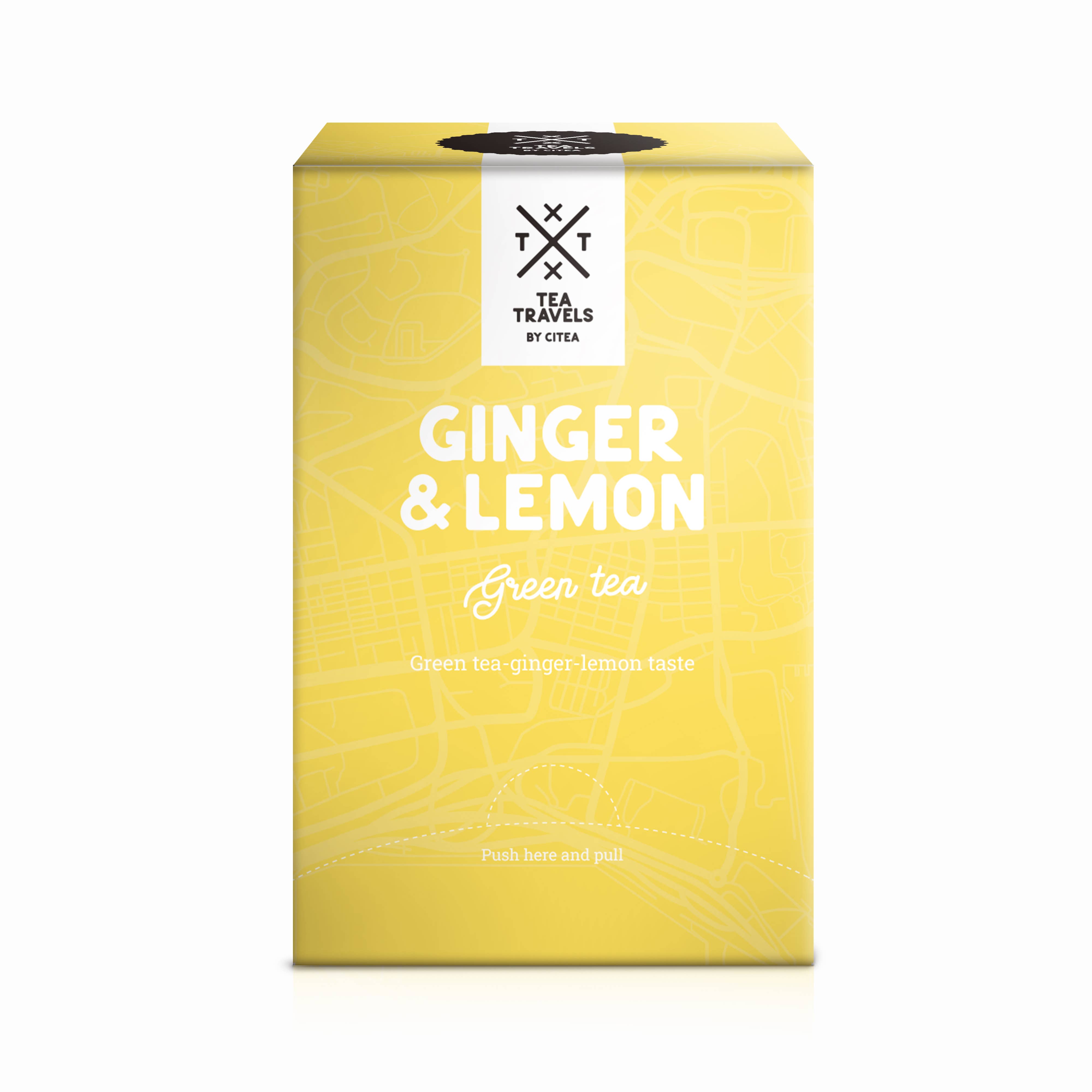 CiTea - Wholesale Tea Bags - Ginger & Lemon, green tea2