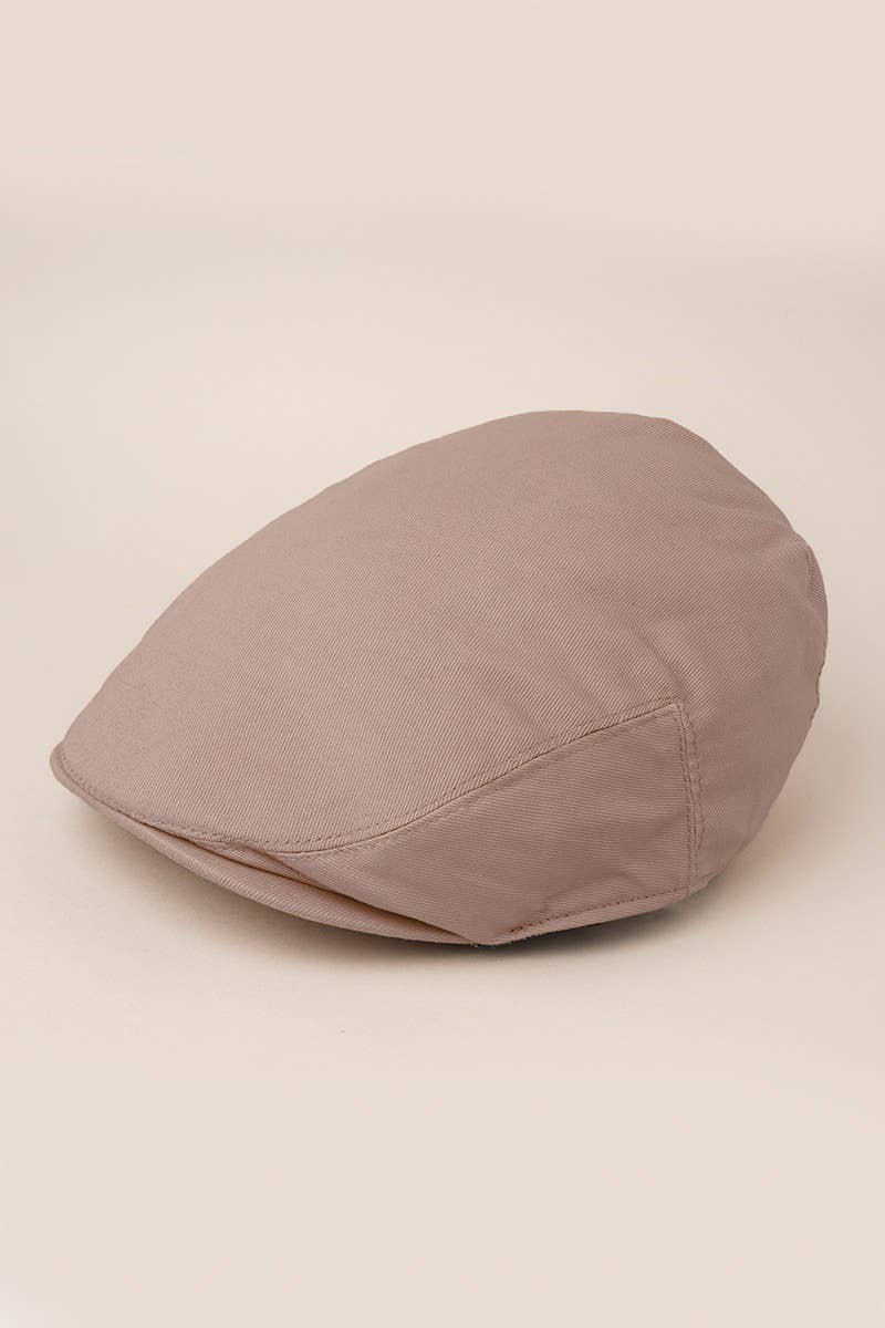 Fashion City - Wholesale Newsboy/Schoolboy Hat - Men's - Men's Solid Plain Cotton Newsboy Ivy Cap2