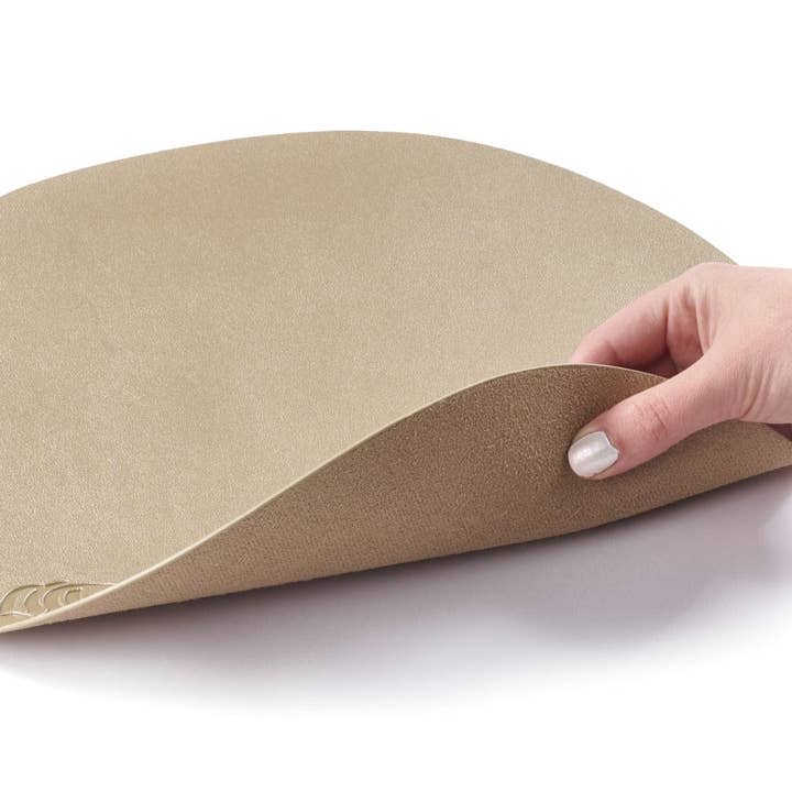 Waterdale Collection – wholesale Charger plate – Leather Round Chargers2