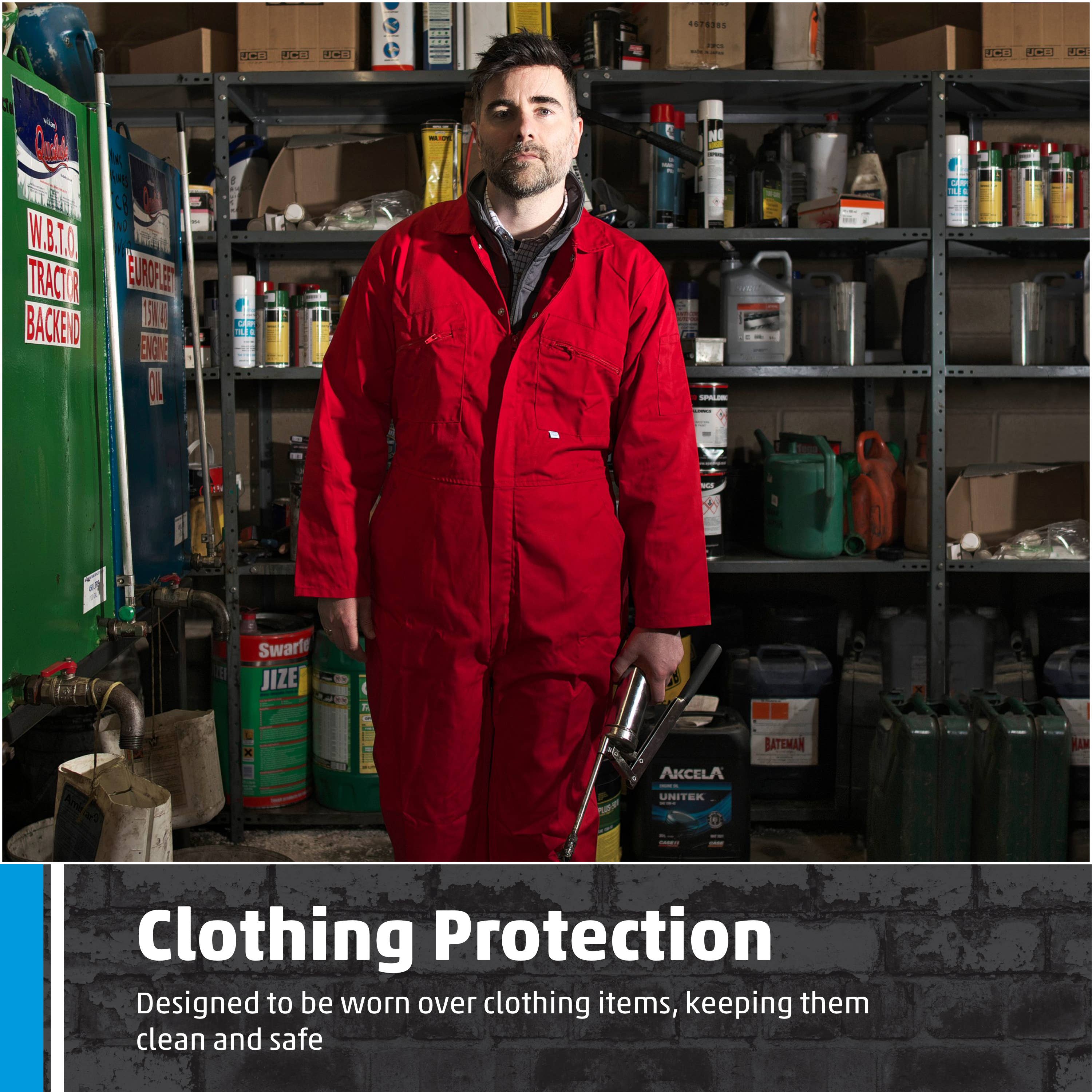 TuffStuff Workwear – wholesale Overalls – Men’s – Fort Zip Front Coverall, Multiple Handy Pockets, Durable3