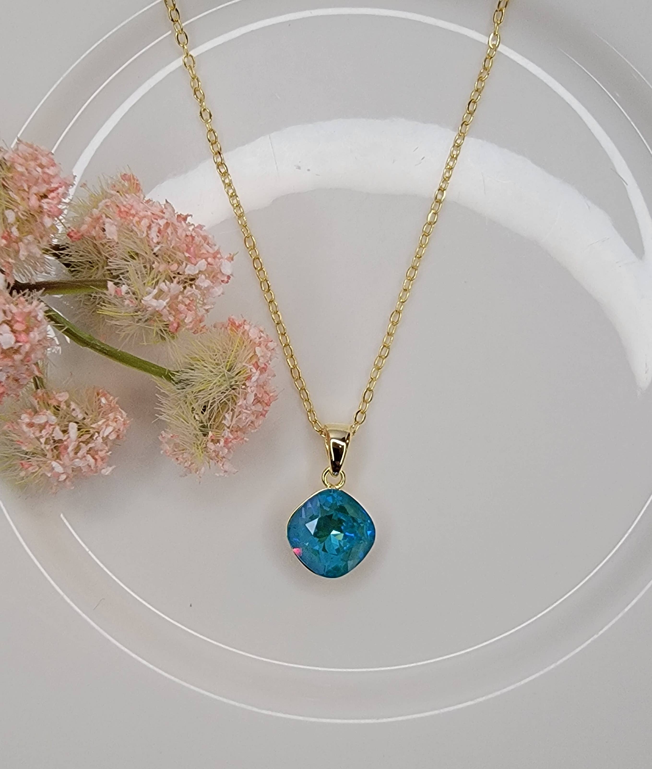 BETTYOH INC – wholesale Pendant/charm necklace – SWAROVSKI CRYSTAL CHARM NECKLACE.12