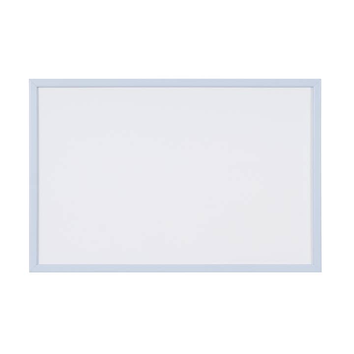 Pizarra magnética, acero lacado, marco de MDF azul pastel para venta al por mayor de Bi-Joy