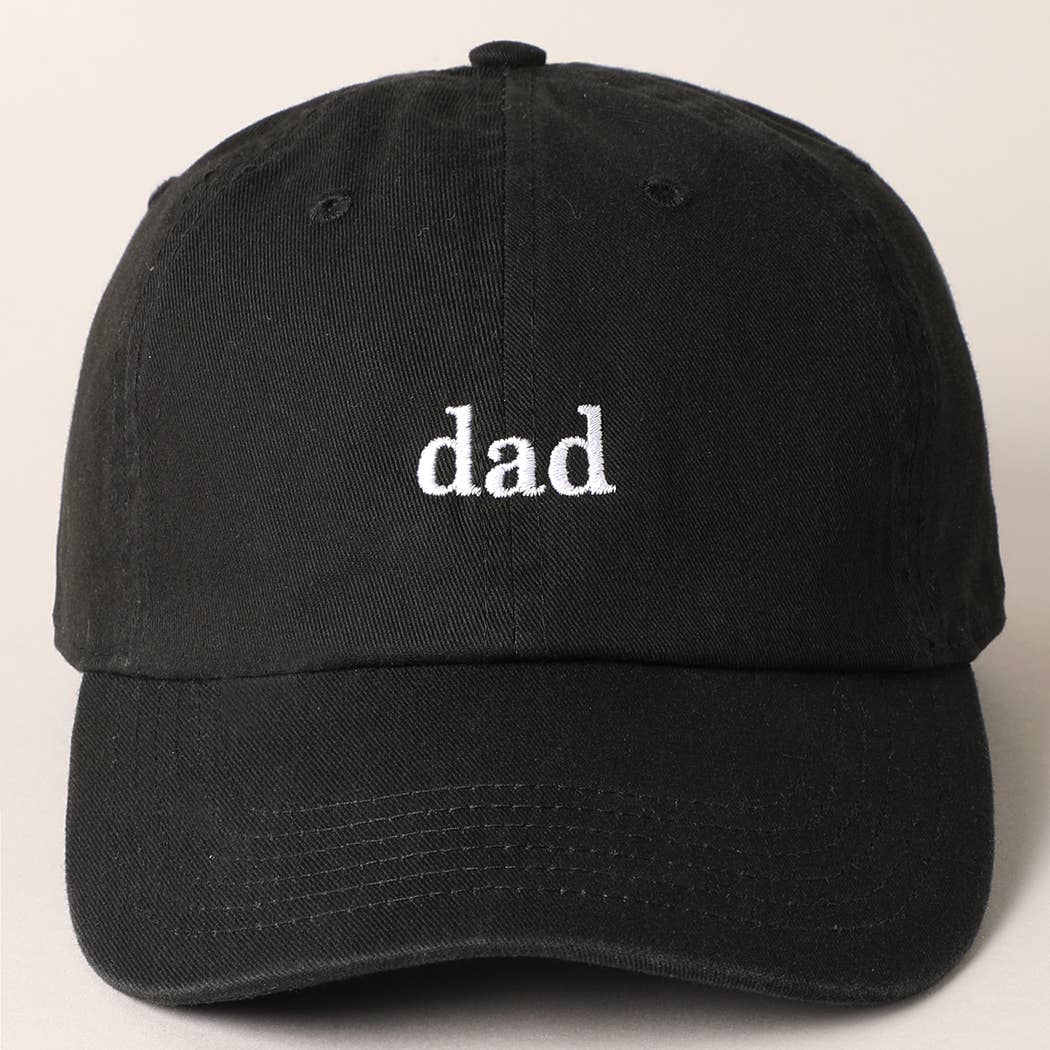 Fashion City – wholesale Baseball cap – Men's – Father's Day Baseball Cap With Dad Text Embroidery 0