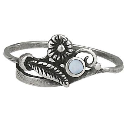 Tiger Mountain Jewelry - Wholesale Cocktail/Statement Ring - Bitty Bouquet Mother of Pearl Sterling Silver Ring