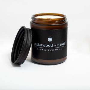 Cedarwood + Neroli for wholesale by Big Heart Candle Company