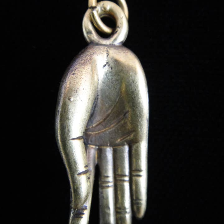 Tika - Wholesale Individual Charm/Pendant - Brass Deity Pendant- Buddha Hand