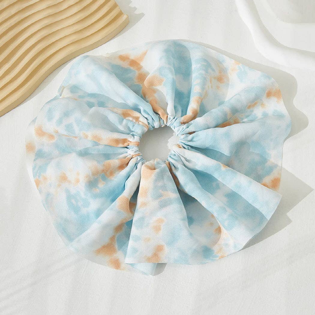 Fashion City - Wholesale Scrunchie - Women's - Tie-Dye Silky Hair Scrunchie1
