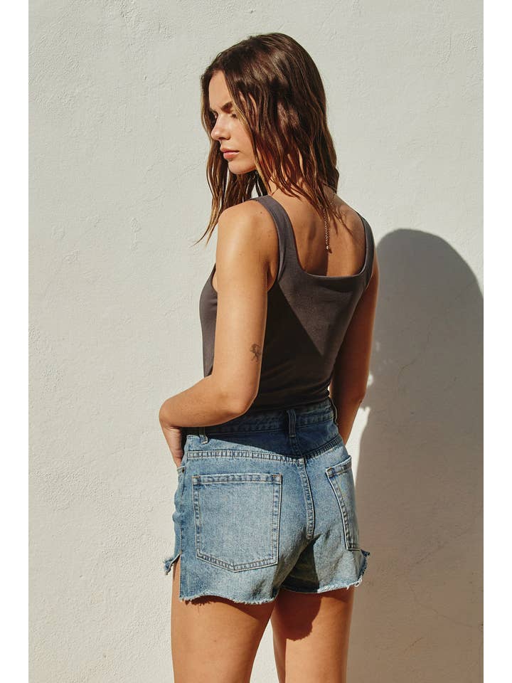 Dress Forum - Wholesale Bodysuit - Women's - FT5784 Square Neck Bodysuit47