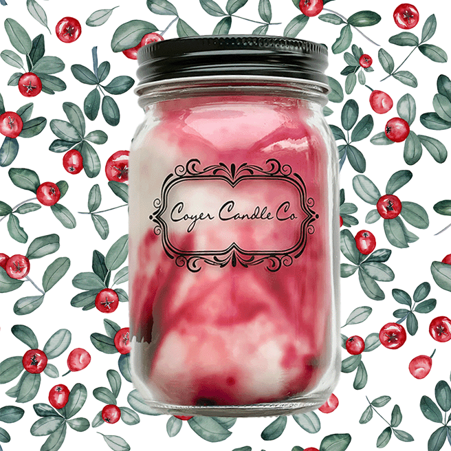 Coyer Candle Co. - Wholesale Jar/Filled Candle - 16 oz Pint Mason Jar Candles - *NEW* Winter Scents!  7