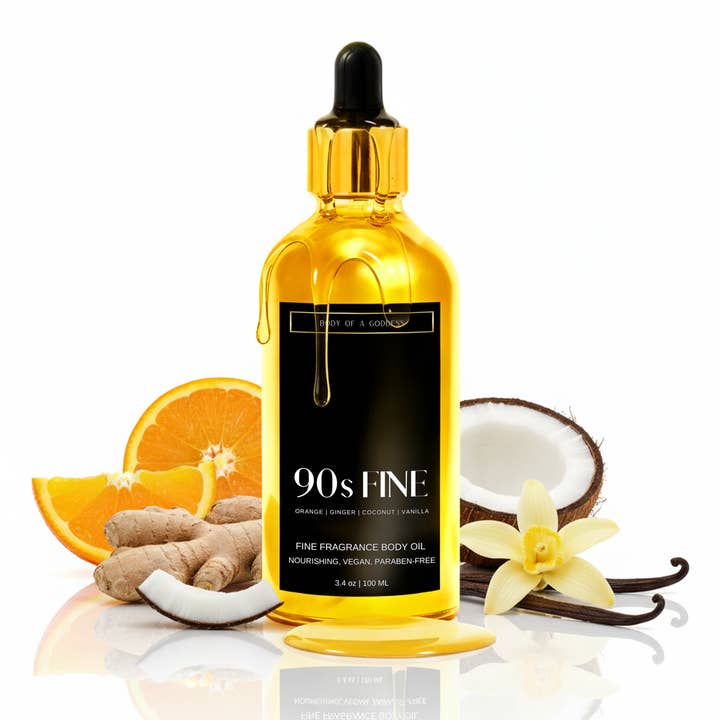 HUILE CORPORELLE FINE DES ANNÉES 90 pour la vente par Body of a Goddess