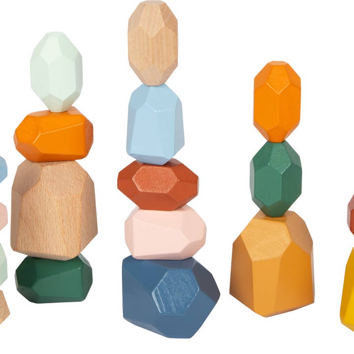 small foot – Großhandel Stapelspiel – Stapelsteine Aus Holz „Safari“ | Holz