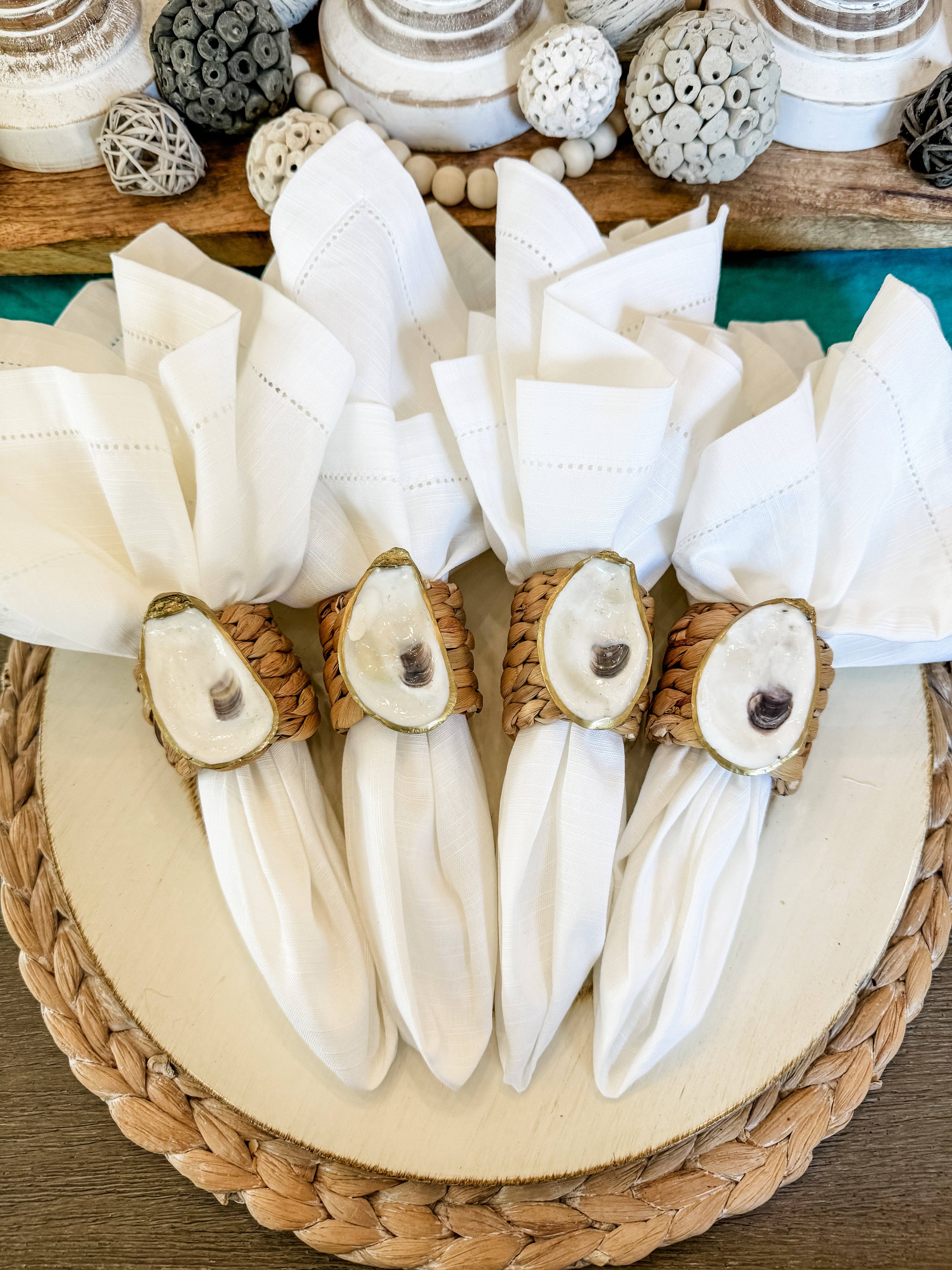 Made on Maidstone - Wholesale Napkin Ring - Oyster Shell Napkin Rings1