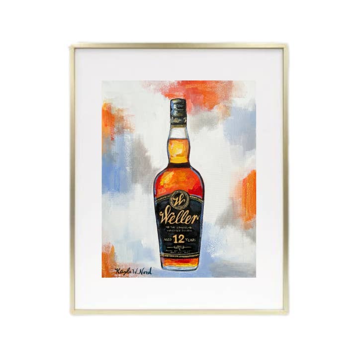 Kayla Weber Art - Wholesale Art Print - "Weller Black Label" Print