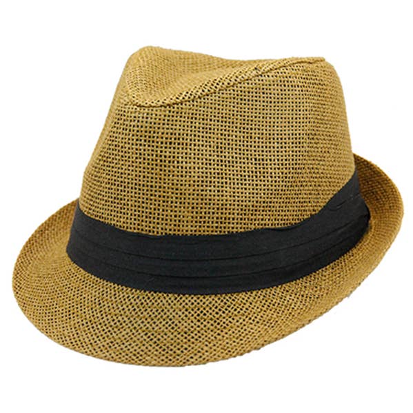CHAPEAU HOMME TAILLE X LARGE FEDORA EN PAILLE, 5143XL pour la vente par JOIA ACCESSORIES