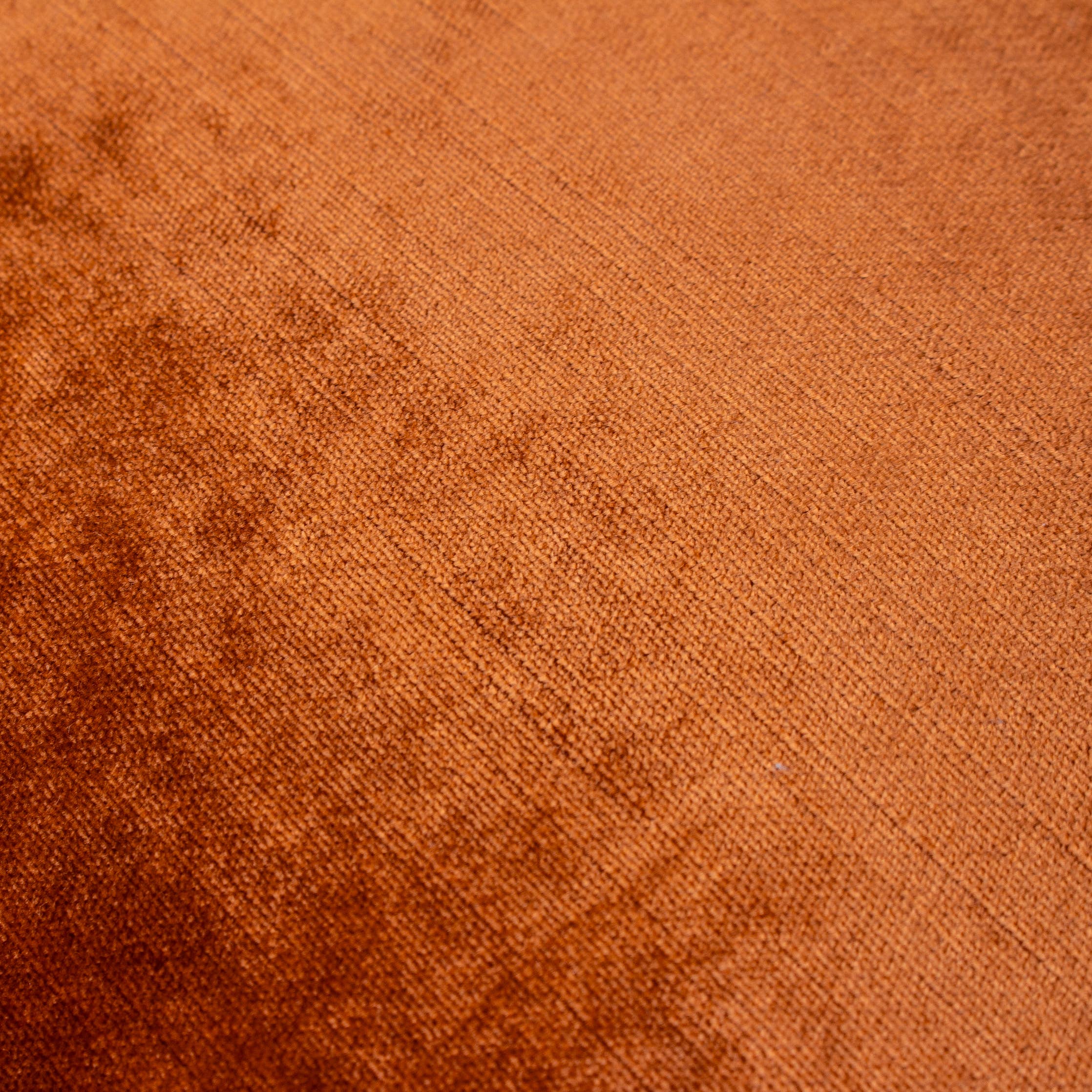 Luxe Velvet Piped Cushion Rust for wholesale on Faire3