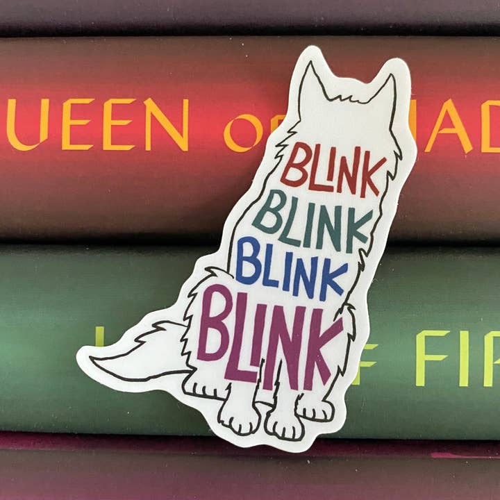zoo&roo - Wholesale Sticker - Blink Blink Blink Blink sticker | Throne of Glass licensed0