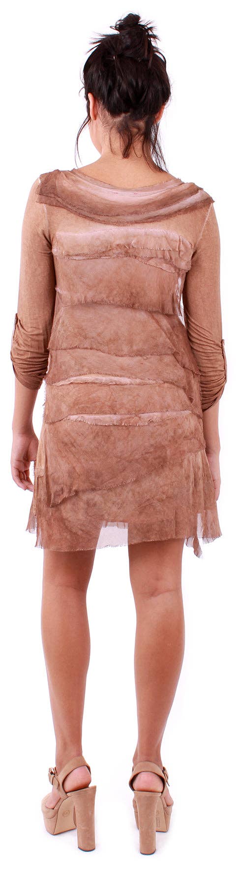 Gigi Moda - Wholesale Dress - Women's - Long Sleeve Ruffled Dress11