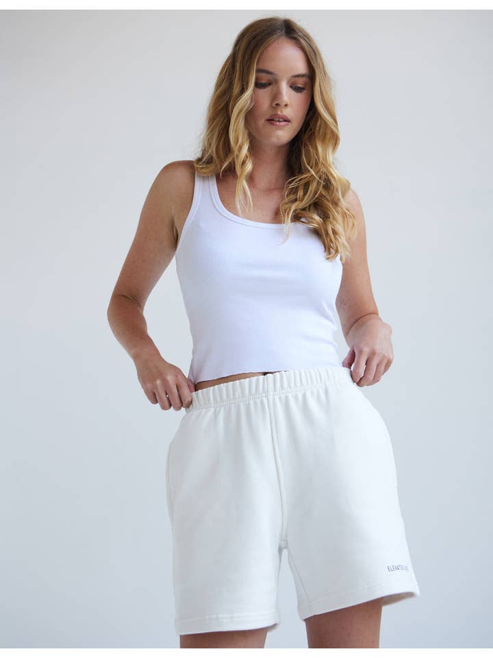 Elevated Faith - Wholesale Shorts - Women's - Basics Ivory Women's Short2