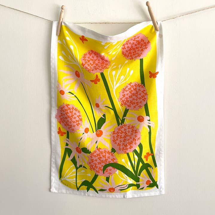 Toalha de Chá Allium por atacado de Elizabeth Grubaugh