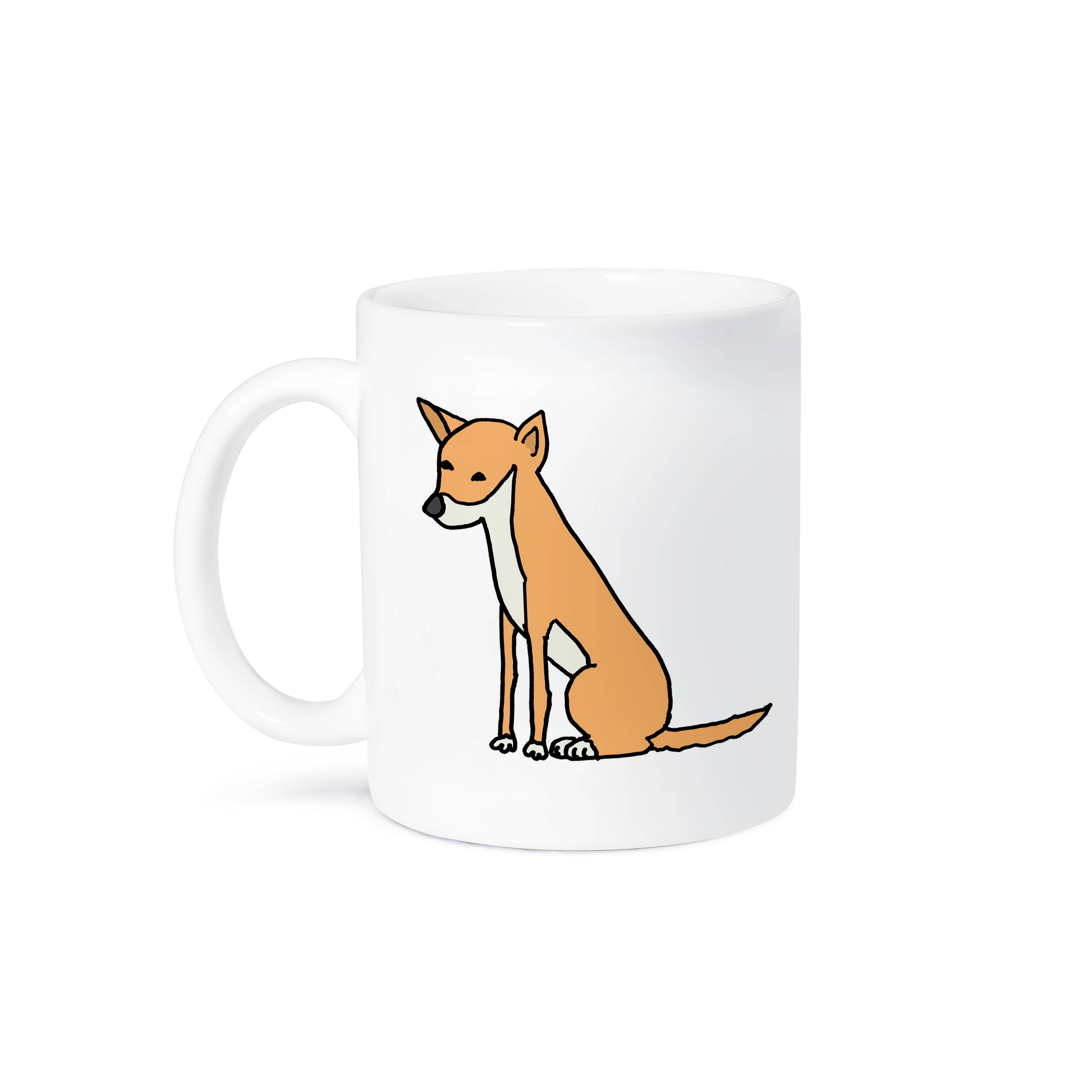3dRose - Wholesale Coffee Mug - 3dRose, Funny Cute Australian Dingo Wild Dog Cartoon, Mug8