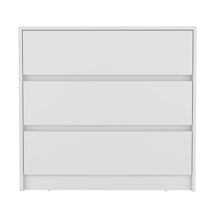 HomeRoots – wholesale Bedroom furniture – 33" White Three Drawer Dresser0