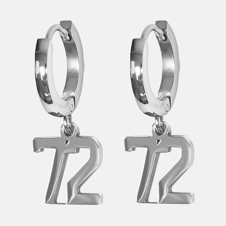 Brinco número 72 - aço inoxidável por atacado de Sleefs