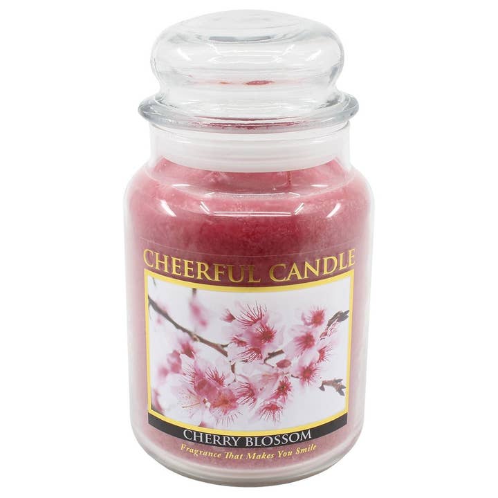 CHEERFUL CANDLE CHERRY BLOSSOM SCENTED CANDLE for wholesale by Arcucci Trade Srl