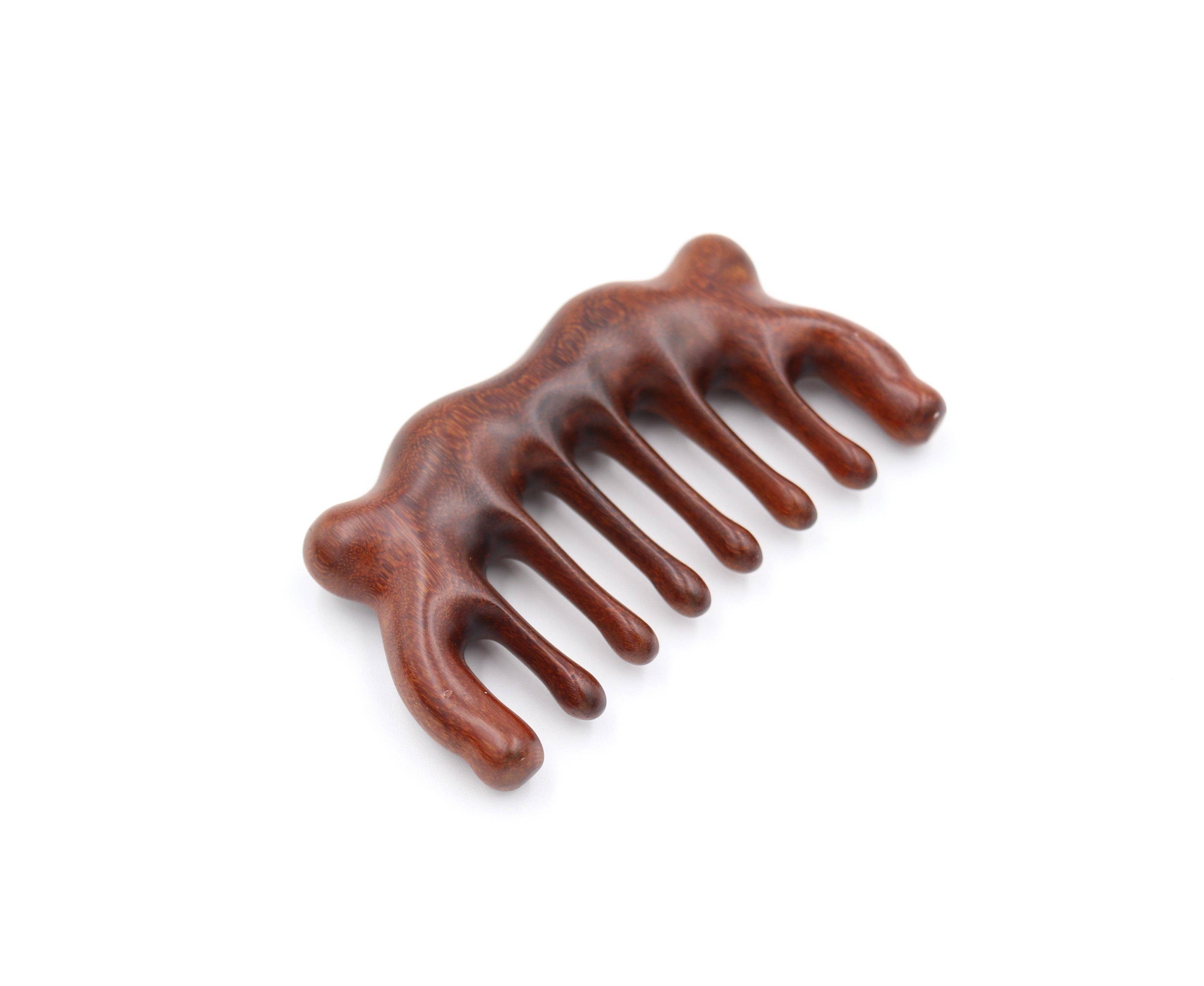 Real Sic - Wholesale Hair Brush/Comb - Red Sandalwood Massage Comb2