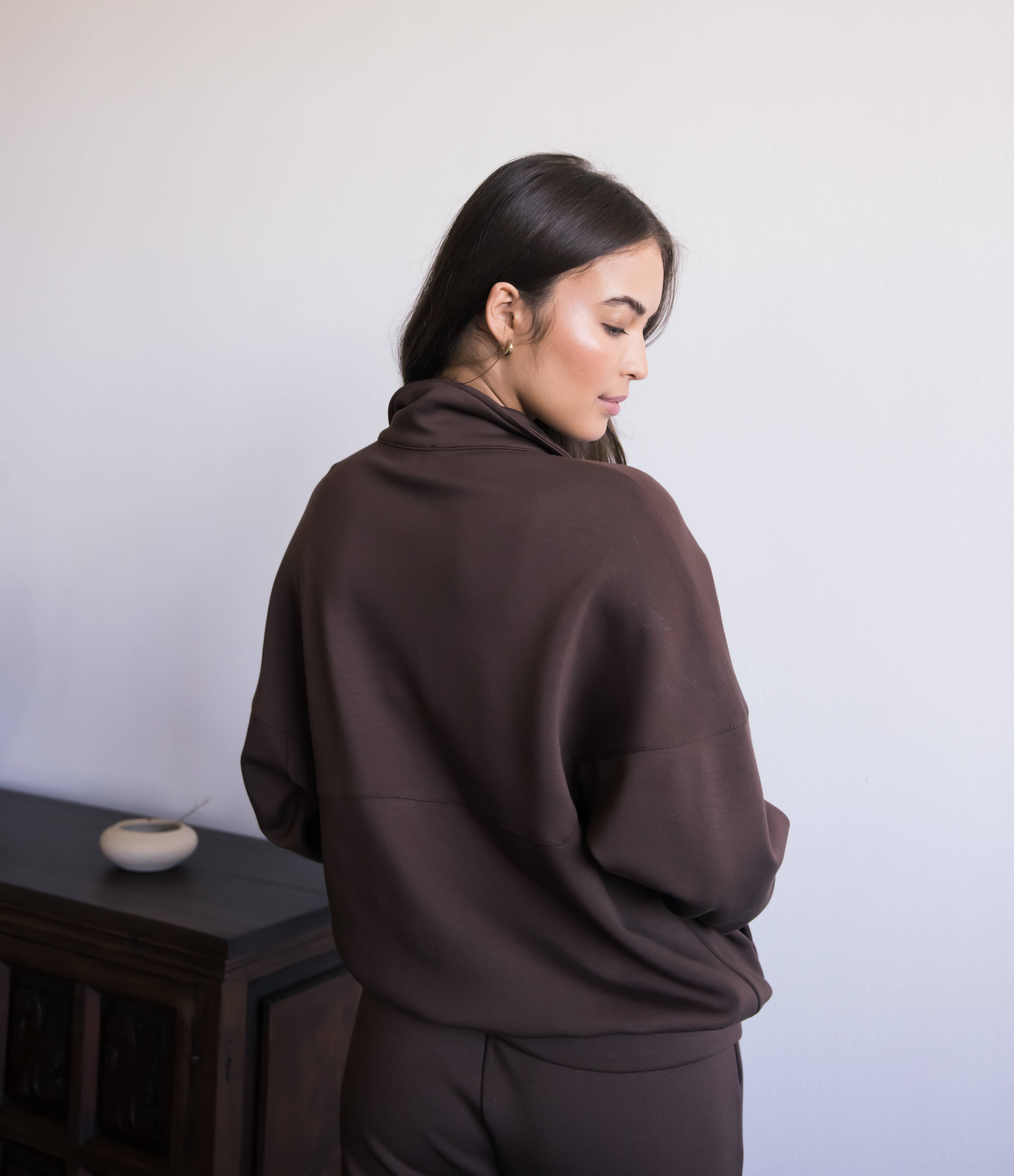 P. CILL - Vente Sweat-shirt – femme - Pull zippé P. CILL Butter en modal26