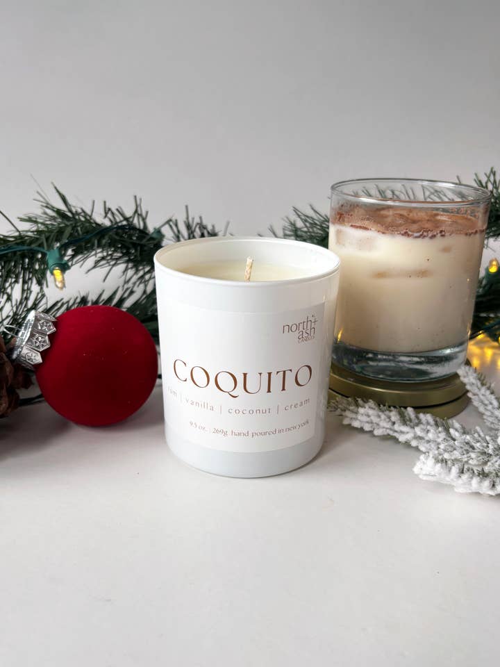 Coquito for wholesale by North + Ash Candles