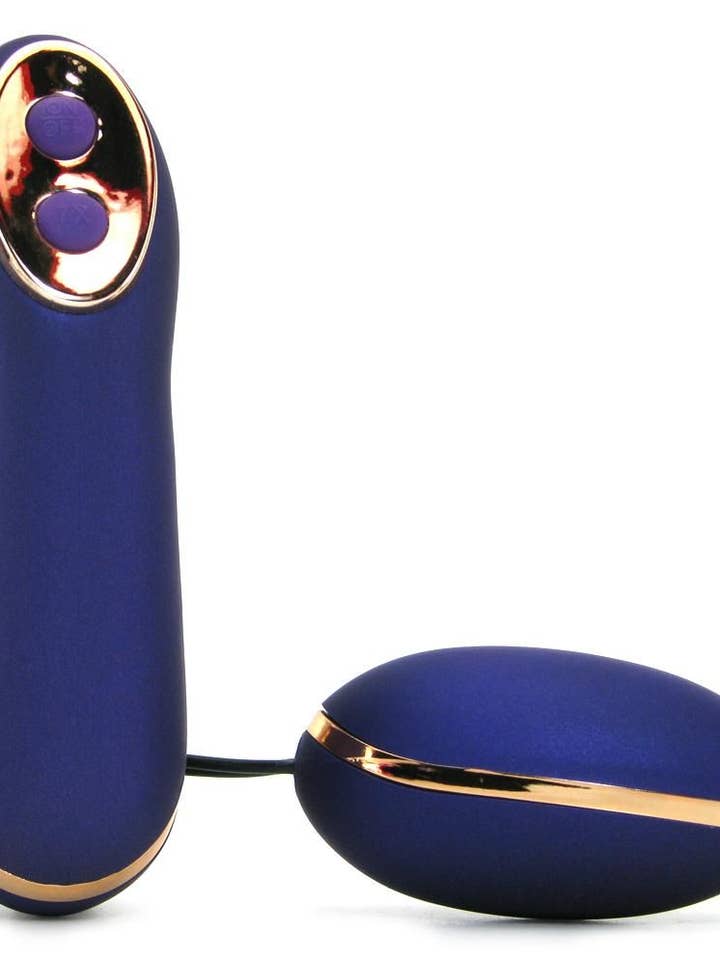 Cal Exotics Entice Ella 7 Function Egg Vibe in Purple for wholesale by Lingerie Mart