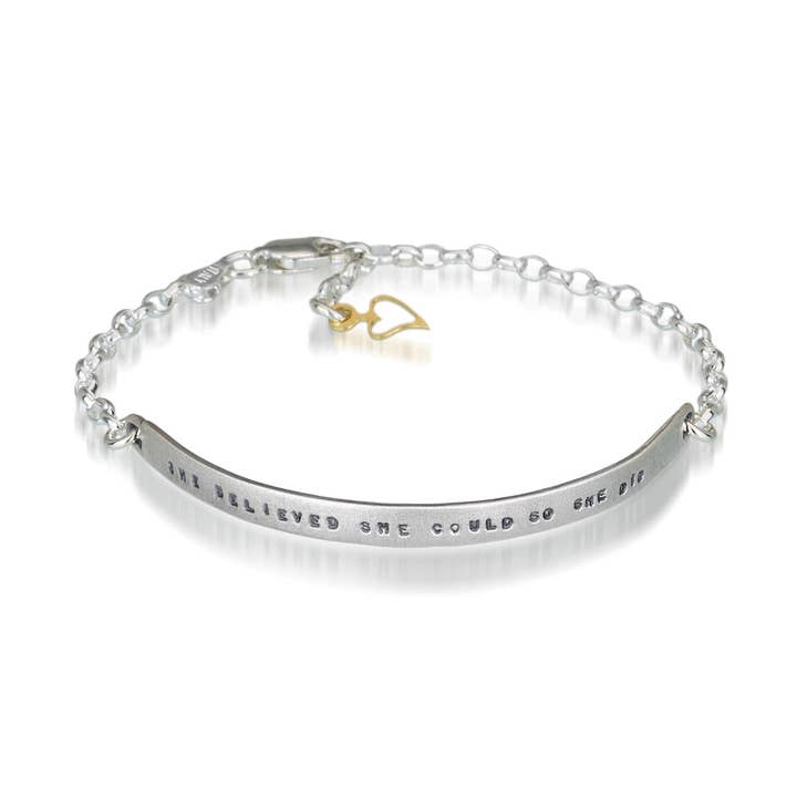 Believed She Could Bracelet for wholesale by Kathy Bransfield Jewelry