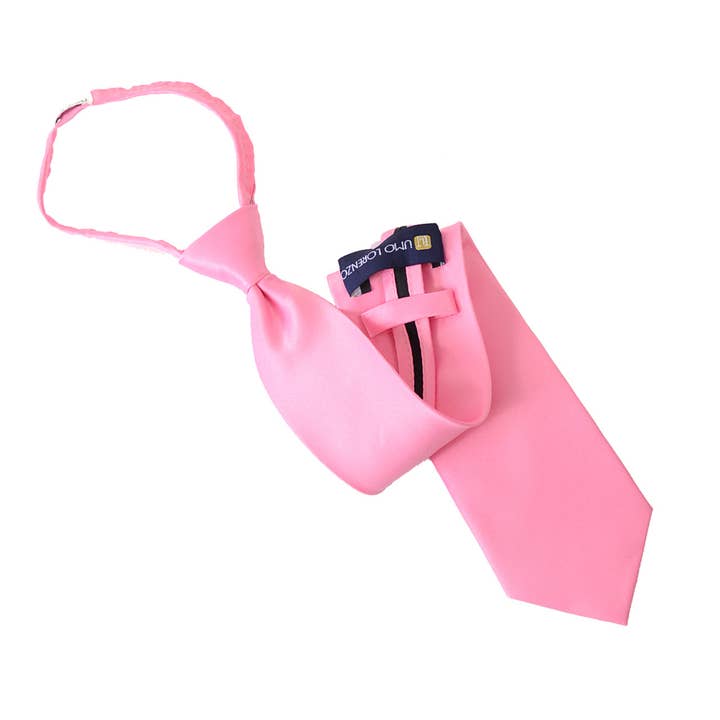 Selini New York - Wholesale Necktie - Men's - Poly Solid Zipper Tie44