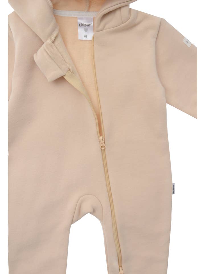 Liliput - Wholesale Jumpsuit - Baby - Hooded sweat overall in beige