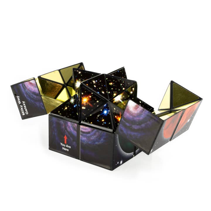 California Creations - Vente Puzzle – enfant - StarCube Cosmos - Puzzle géométrique transformable sur le thème de l'espace6