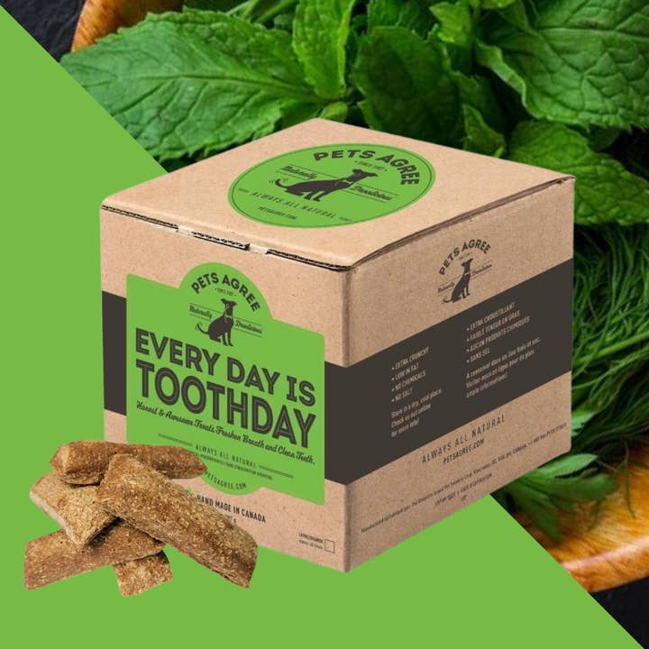 Mint & Parsley Large Dog Biscuit Treats: Fresh Breath 2lb for wholesale by The Granville Island Pet Treatery (USA)