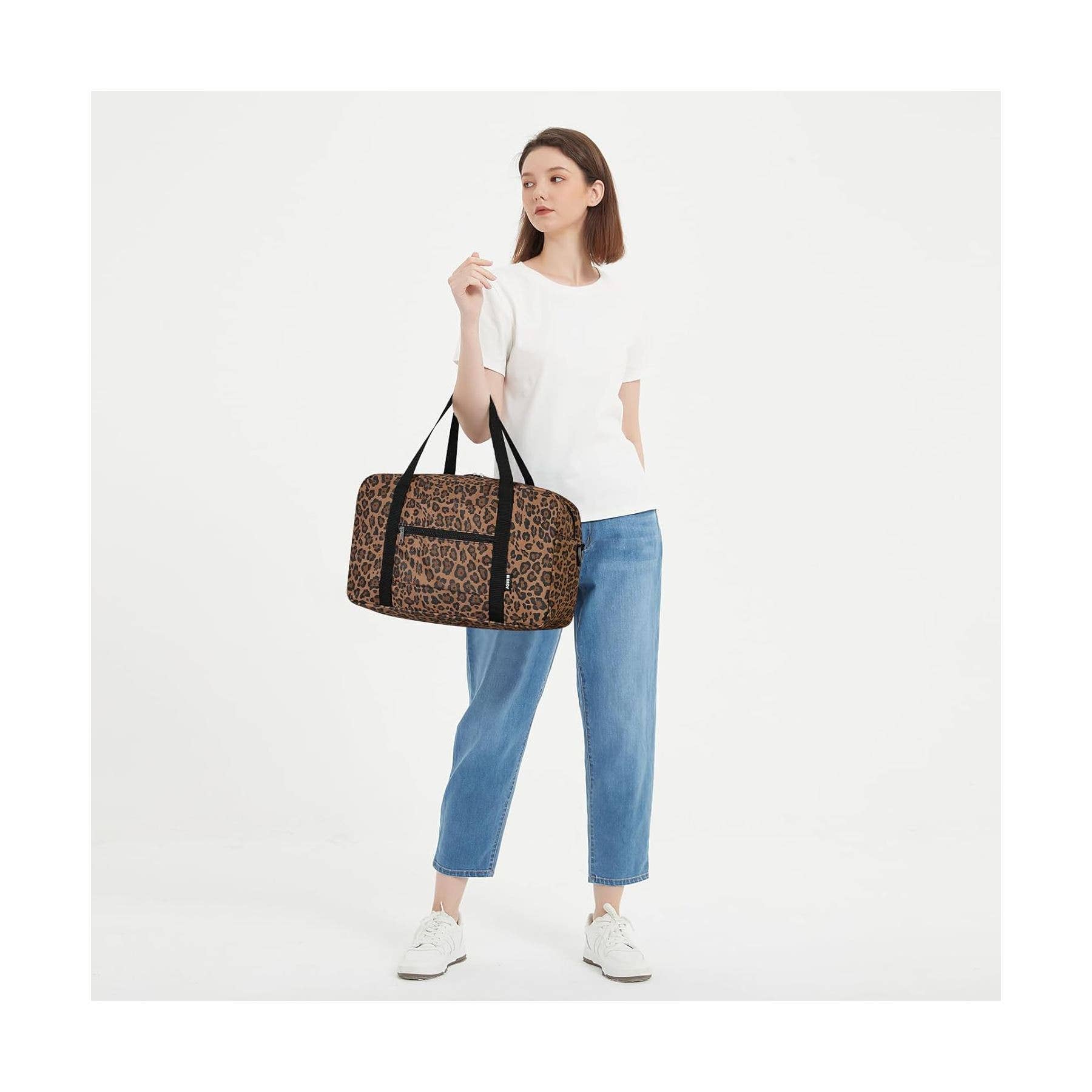 wandf – Saco de viagem - Mulher por atacado – Mala de Viagem Impressa 20L Armazenamento Sob o Assento para Companhias Aéreas11