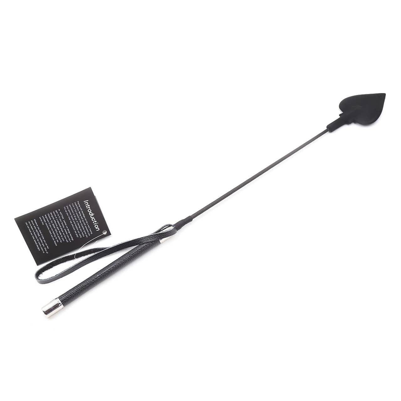Plesur Body Products - Wholesale Sex Toy - Crop - Silicone Spade Tip Riding Crop with Pro Handle3