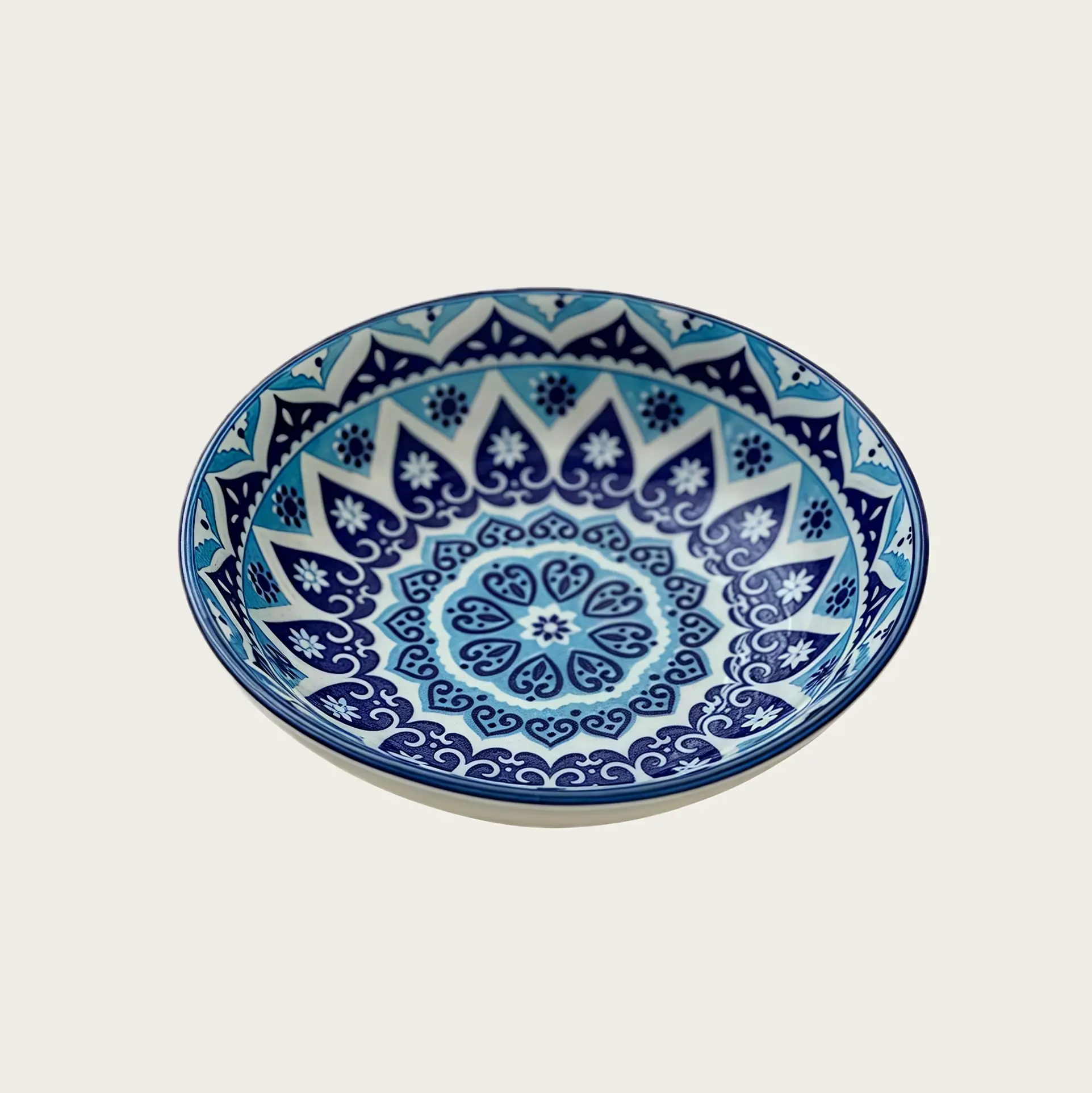 Otterware - Vente Bols à condiments/sauces - Plat à sauce en céramique peint à la main bohème4