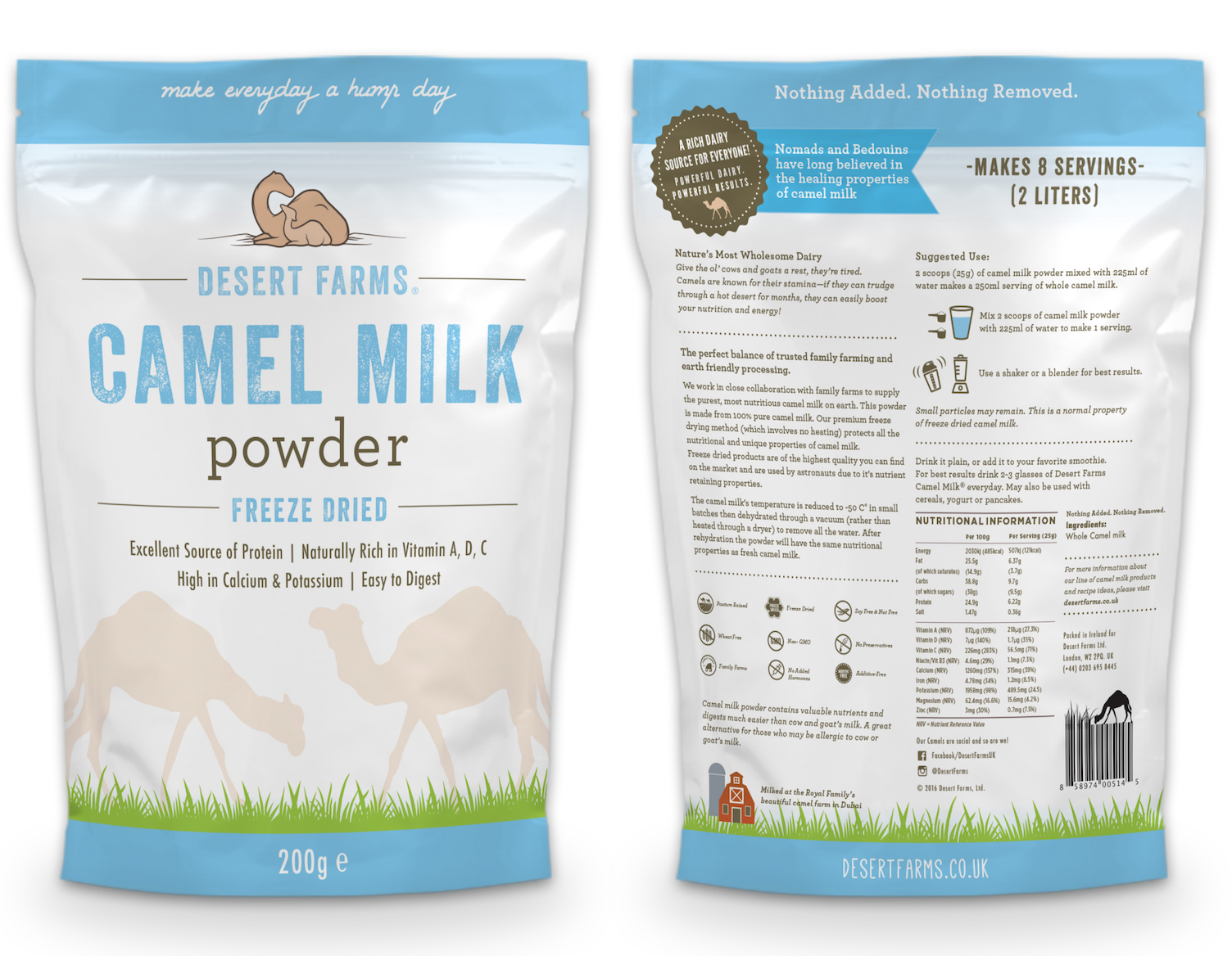 Desert Farms - Wholesale Powdered Health Drink - Camel Milk Powder2