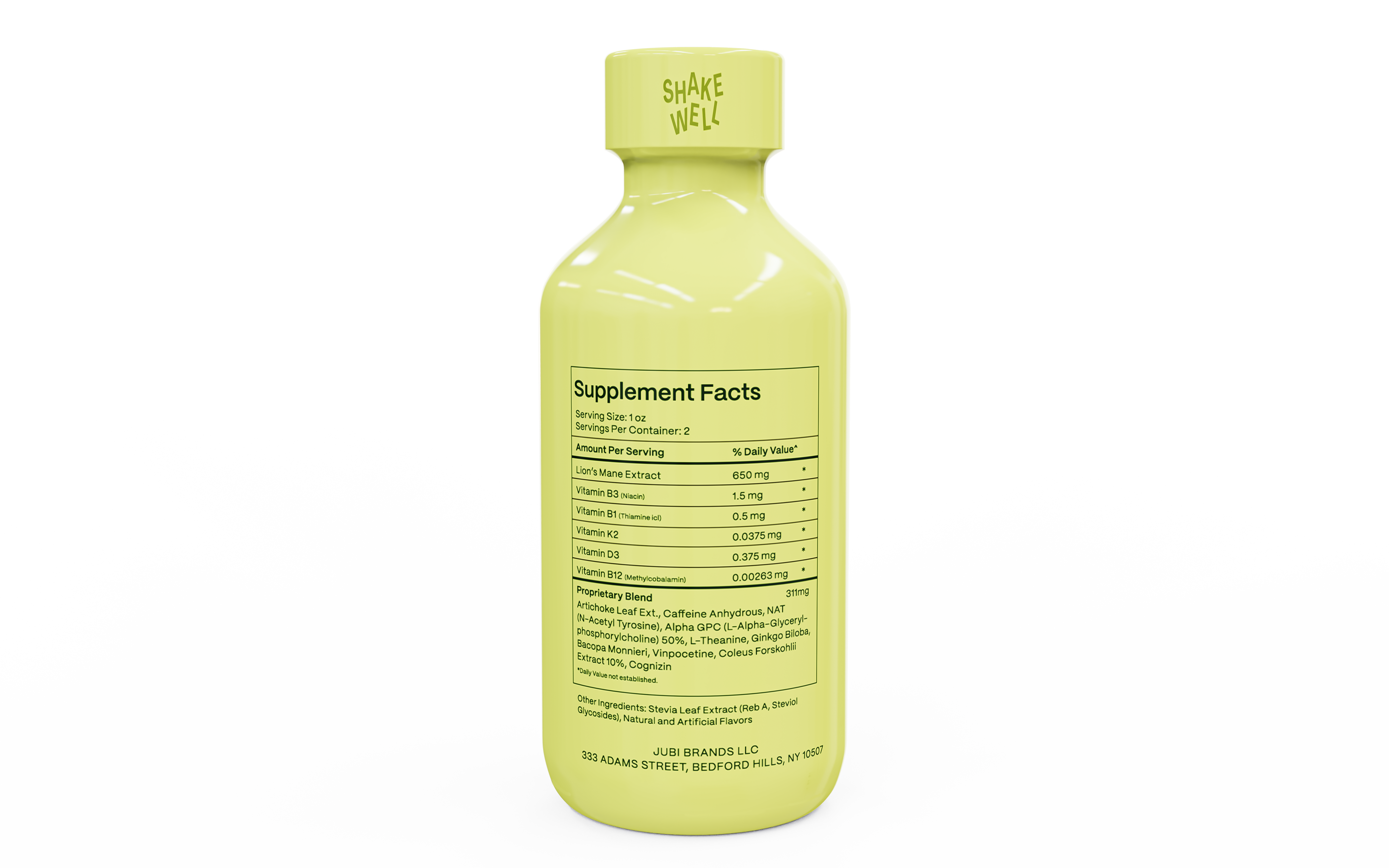 Jubi - Wholesale Elixir - Jubi Lion's Mane Clarity & Energy Shot (12 bottles per box)2