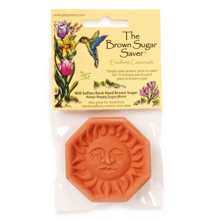 JBK Pottery - Wholesale Kitchen Tool/Gadget - Brown Sugar Saver - Sun Design9