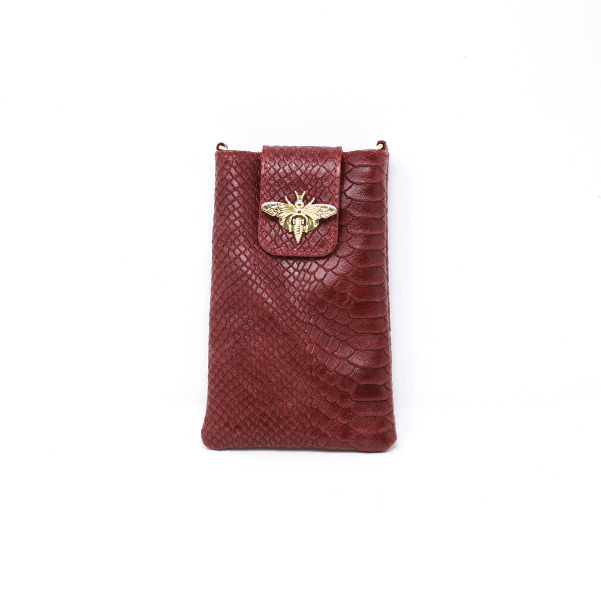 German Fuentes Handbags - Wholesale Crossbody Bag - Women's - GF117O GENUINE ITALIAN LEATHER CROC EMBOSSED CROSSBODY BAG15