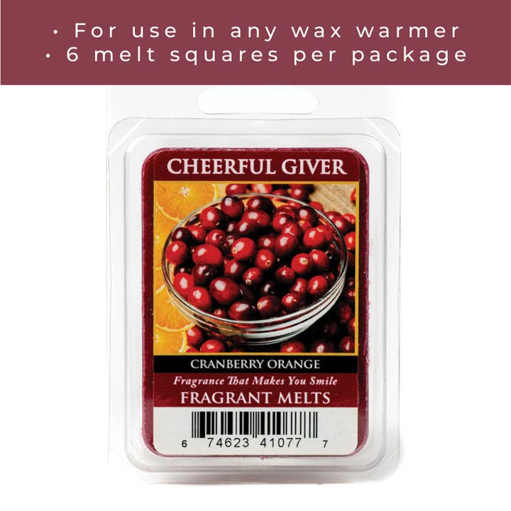 A Cheerful Giver - Wholesale Smeltwax - Melts (8/doos) - Cranberry Orange4