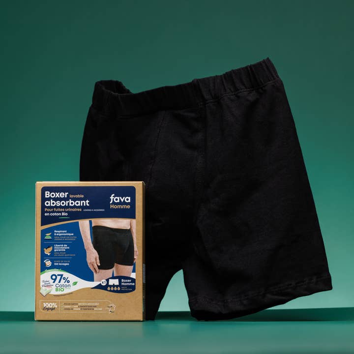 Fava – wholesale Underkläder - Herr – Tvättbara absorberande boxershorts för urinläckage