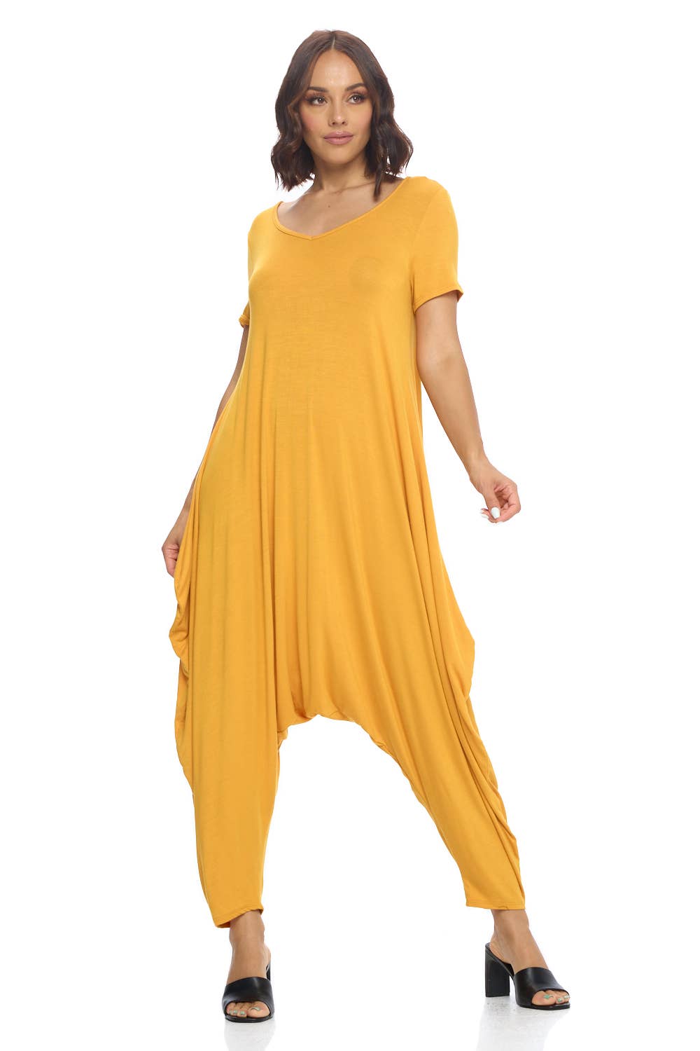 Allium - Wholesale Jumpsuit - Women's - Solid Harem Jumpsuit7